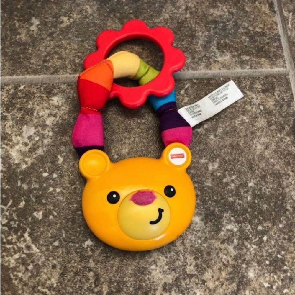 Fisher-Price Multicolor Bear Teether Toy